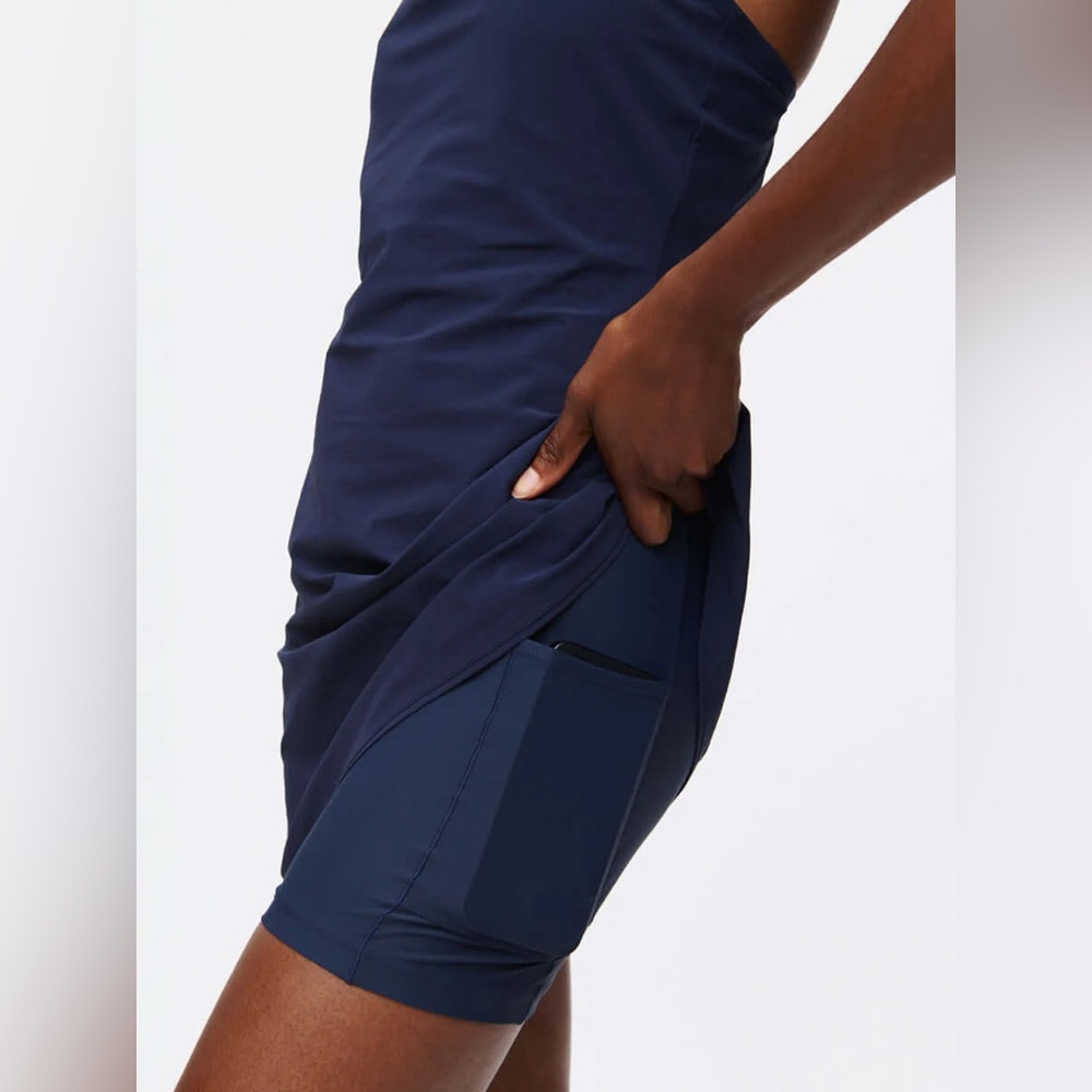 Outdoor Voices Navy Blue Dress with built in shorts - Picture 4 of 4